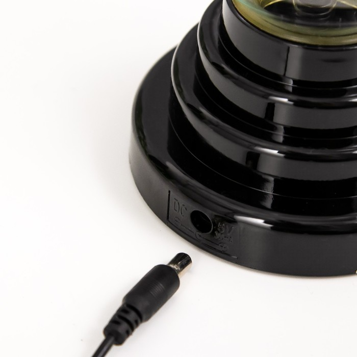 Плазменный шар красный шар 14х10х10 см RISALUX Плазменный шар красный шар 14х10х10 см RISALUX