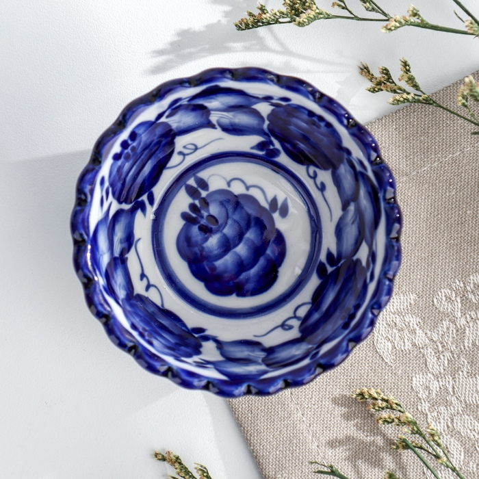 Розетка под варенье, гжель Розетка под варенье, гжель