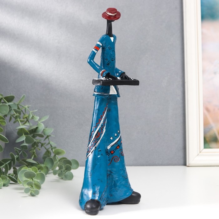 Сувенир полистоун  Сувенир полистоун "Джазмен - клавишник" 27х9,5х5,5 см