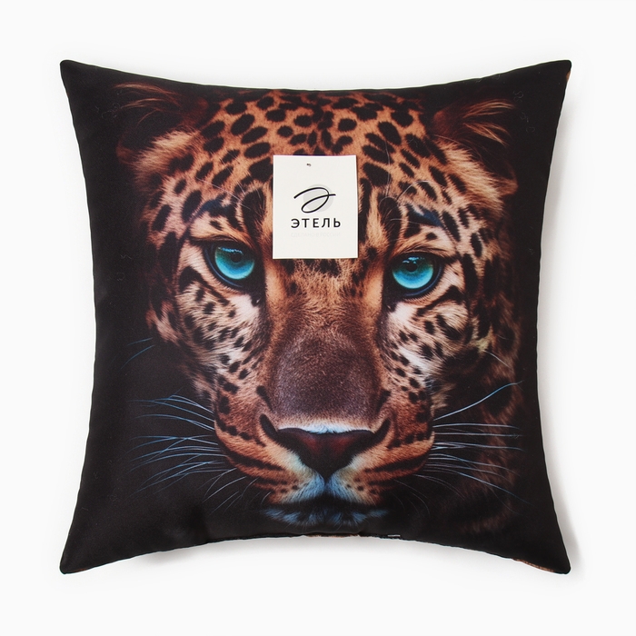 Подушка декоративная Этель Подушка декоративная Этель "Леопард" 40х40 см, габардин, 100% п/э