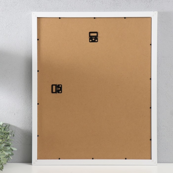 Фоторамка МДФ "Ellis" 40x50 см, с паспарту, белый 76739 (пластиковый экран)