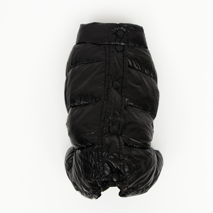 Комбинезон на кнопках, размер 8 (ДС 23 см, ОГ 30, ОШ 22 см), чёрный Комбинезон на кнопках, размер 8 (ДС 23 см, ОГ 30, ОШ 22 см), чёрный