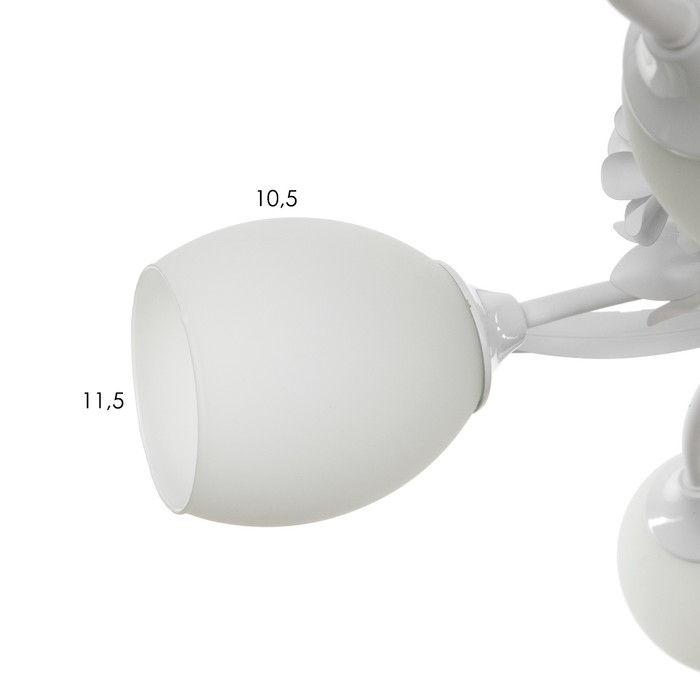 Люстра 2788/9 E27 40Вт белый 95х95х26 см BayerLux Люстра 2788/9 E27 40Вт белый 95х95х26 см BayerLux