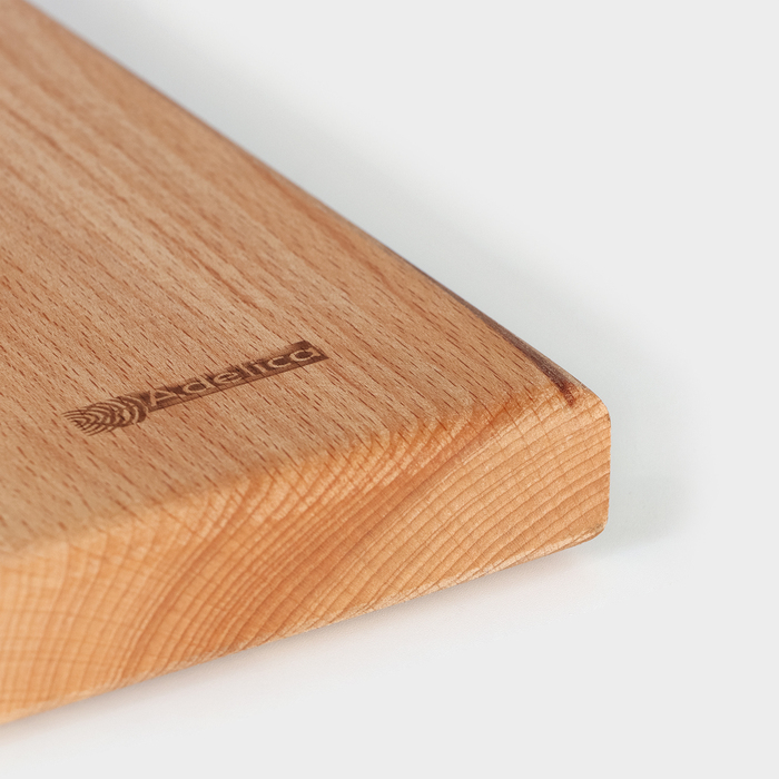 Доскa рaзделочнaя Премиум Adelica «Профессионaльнaя», 50×30×3 см, бук, цвет микс