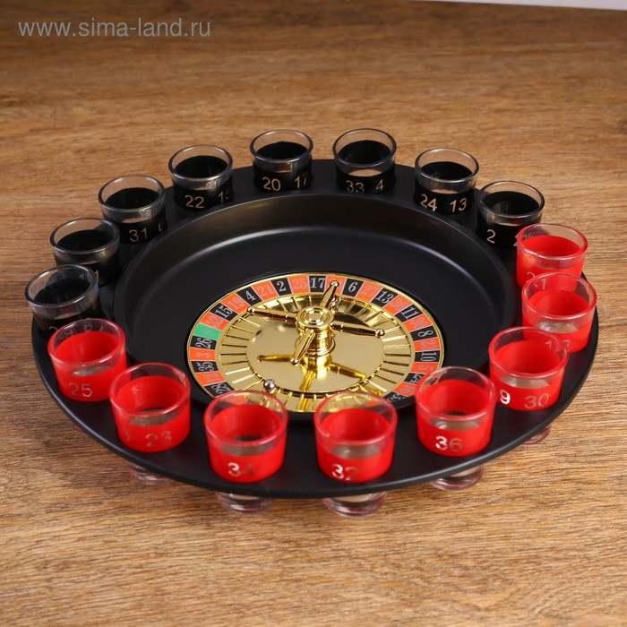 Игра  Игра "Алко-Вегас", 29 х 29 см, 16 стопок, стопка 5 х 3.5 см