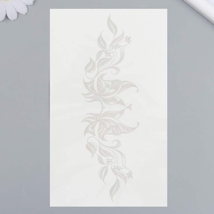 Татуировка на тело синяя Татуировка на тело синяя "Бабочка с перьями" 18х11 см МИКС