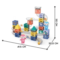 Конструктор магнитный «Марблс», 52 детали