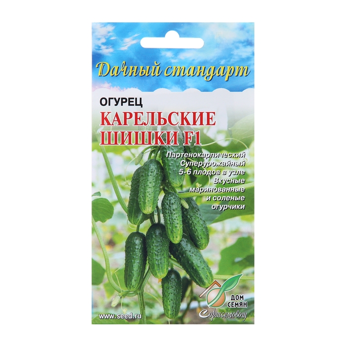 Семена Огурец  Семена Огурец "Карельские шишки F1", 6 шт