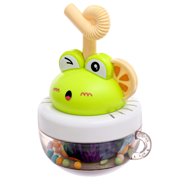 Игрушка для купания в ванной 2 в 1 «Брызгалки: Лягушонок», брызгалка, неваляшка, цвет зелёный Игрушка для купания в ванной 2 в 1 «Брызгалки: Лягушонок», брызгалка, неваляшка, цвет зелёный