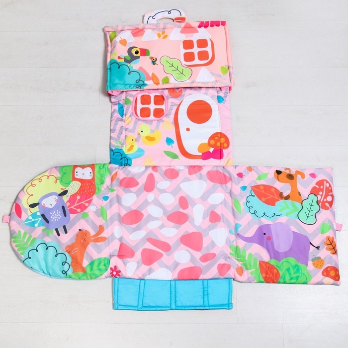 Развивающий коврик «Тропинка к дому», с дугами, 73х73х0,5 Развивающий коврик «Тропинка к дому», с дугами, 73х73х0,5