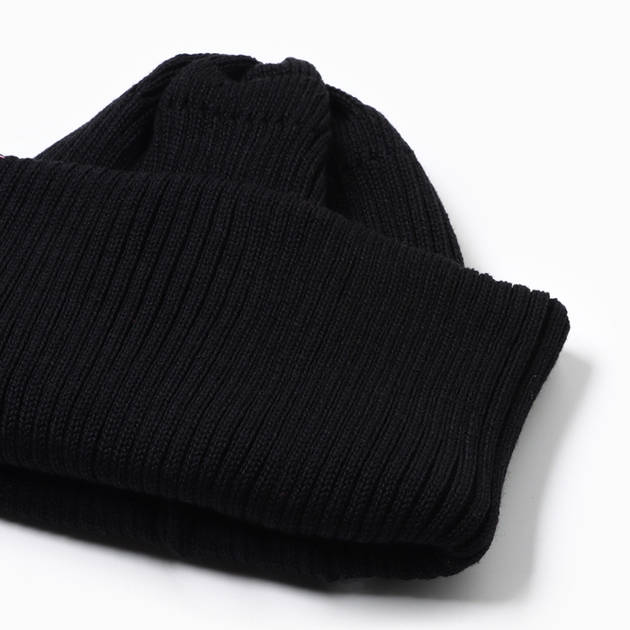 Шапка детская, цвет черный, размер 52-56 Шапка детская, цвет черный, размер 52-56