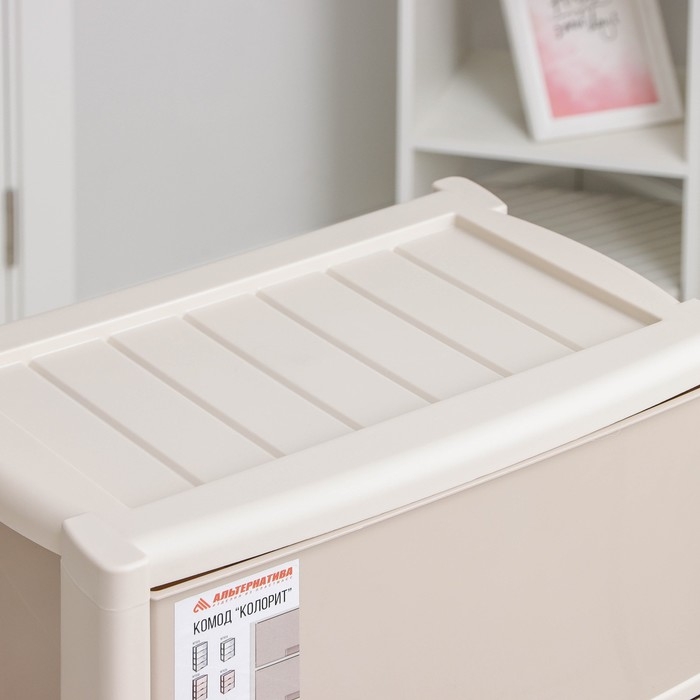 Комод 4-х секционный «Колорит», цвет микс Комод 4-х секционный «Колорит», цвет микс