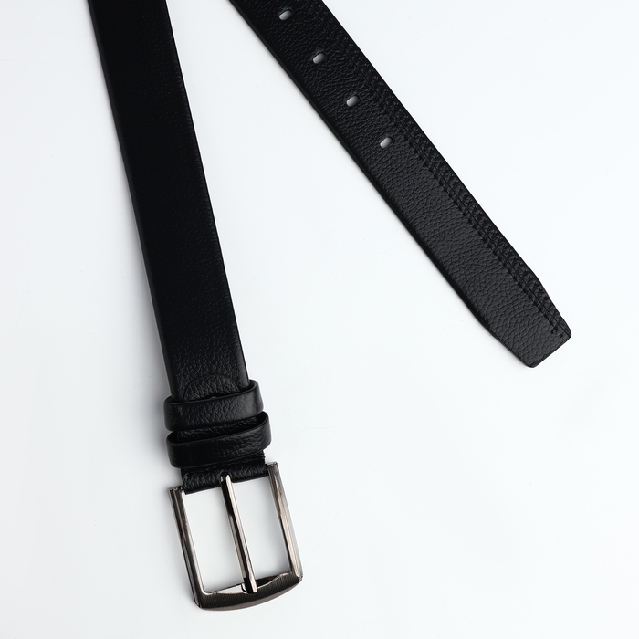 Ремень мужской, Великан, винт, ширина 3,5 см, пряжка металл, цвет чёрный Ремень мужской, Великан, винт, ширина 3,5 см, пряжка металл, цвет чёрный