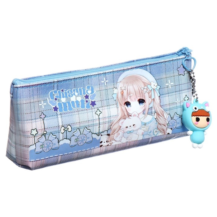 Пенал школьный на молнии Пенал школьный на молнии "Аниме", микс