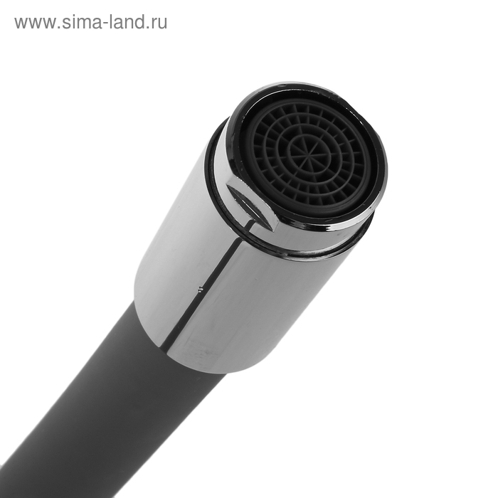 Cмеситель для кухни Accoona A4883T, двухвентильный, силиконовый излив, силумин, серый/хром Cмеситель для кухни Accoona A4883T, двухвентильный, силиконовый излив, силумин, серый/хром