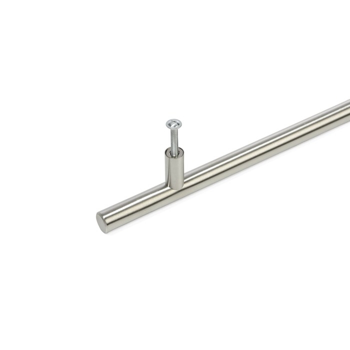 Ручка рейлинг ТУНДРА, нерж. сталь, d=12 мм, м/о 160 мм, цвет никель, фасовка 500 Ручка рейлинг ТУНДРА, нерж. сталь, d=12 мм, м/о 160 мм, цвет никель, фасовка 500