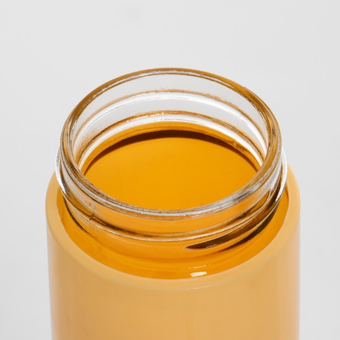 Бутылка для воды, 380 мл, Бутылка для воды, 380 мл, "Мастер К", 21.8 х 6.6 см, стеклянная