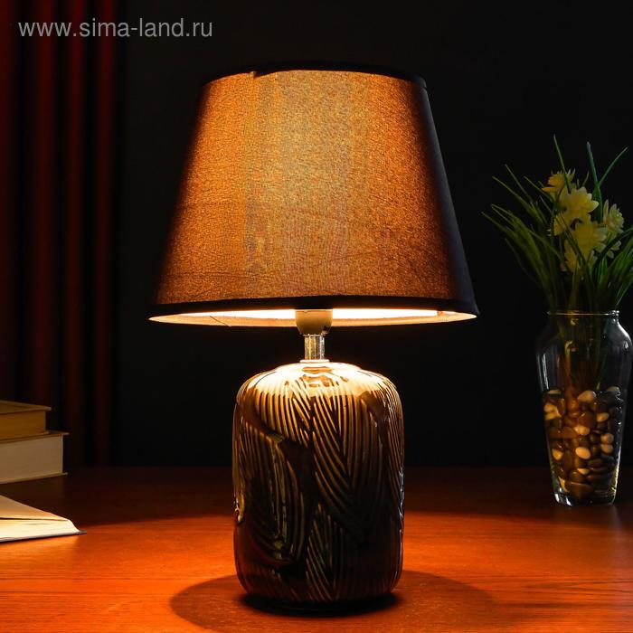 Лампа настольная 38048/1 E14 40Вт черный 23х23х35,5 см RISALUX