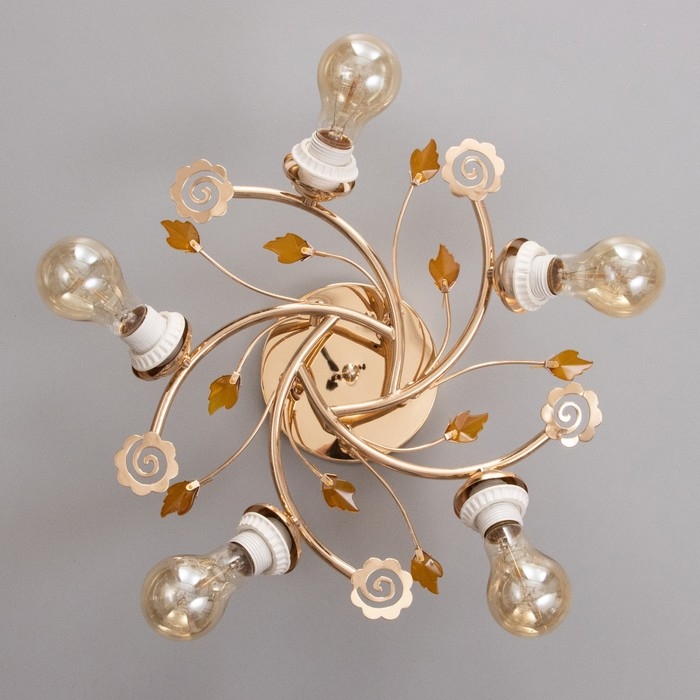 Люстра Люстра "Бэлл" бп 5х40Вт Е27 Золото МОДЕЛЬ: 2612356