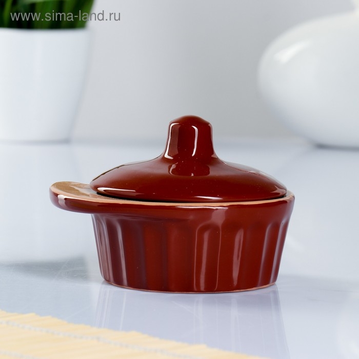 Кокотница  Кокотница "Ностальгия с крышкой" 0,2л / 12х8см, стандарт