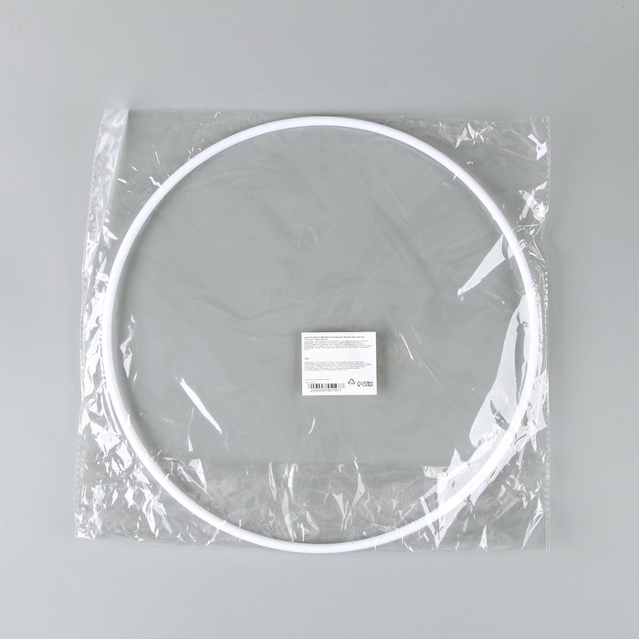 Основа для изготовления ловца снов «Кольцо», цвет белый Основа для изготовления ловца снов «Кольцо», цвет белый