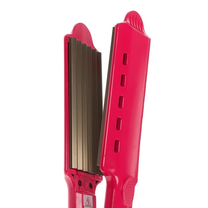 Щипцы-гофре Luazon LW-12, 35 Вт, керамическое покрытие, 40х110 мм, 220 °C, красные Щипцы-гофре Luazon LW-12, 35 Вт, керамическое покрытие, 40х110 мм, 220 °C, красные