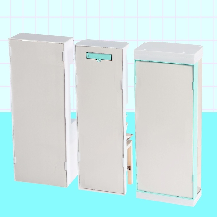 Набор мебели для кукол «Ванная комната»: санузел, раковина, гардеробная Набор мебели для кукол «Ванная комната»: санузел, раковина, гардеробная