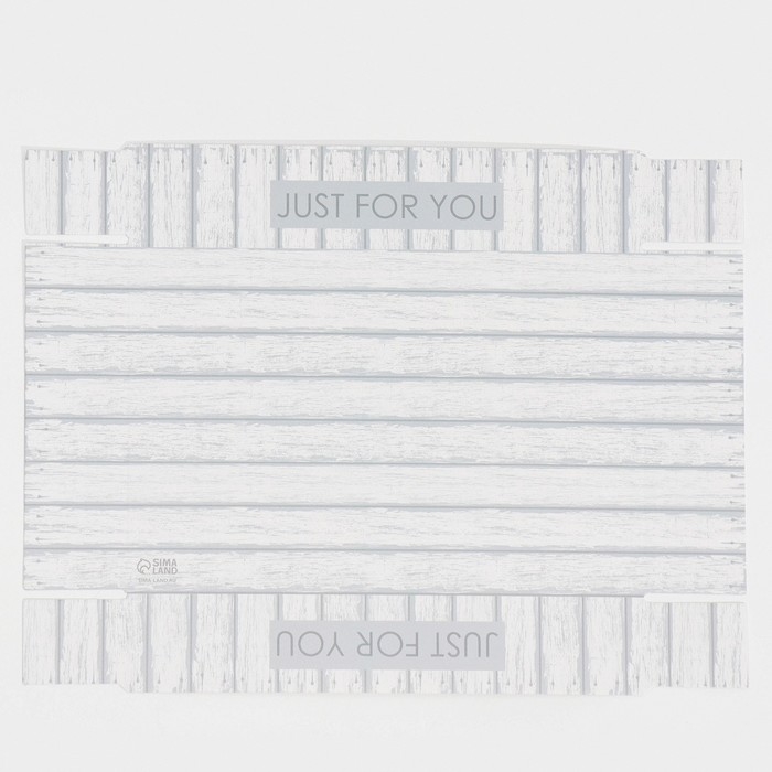 Кондитерская упаковка, коробка для макарун с PVC крышкой, Just for you, 17 х 12 х 3.5 см Кондитерская упаковка, коробка для макарун с PVC крышкой, Just for you, 17 х 12 х 3.5 см
