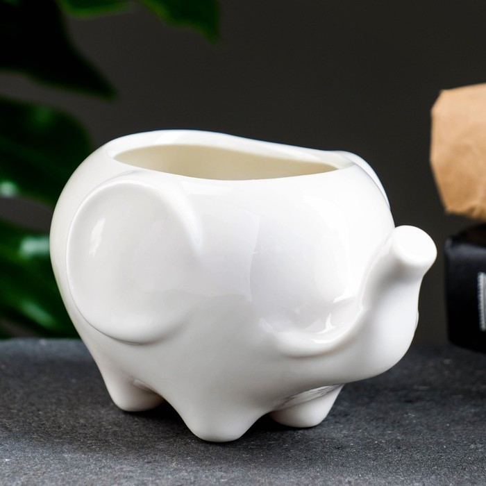 Горшок  Горшок "Слоник Уайти" 13х9х7,5см