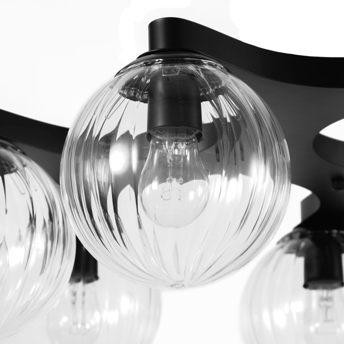 Люстра 2795/6 E27 40Вт черный 60х60х20 см BayerLux Люстра 2795/6 E27 40Вт черный 60х60х20 см BayerLux