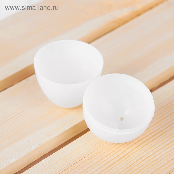 Основа для творчества «Яйцо», открывается, набор 6 шт, размер 1 шт: 4×6 см, цвет белый Основа для творчества «Яйцо», открывается, набор 6 шт, размер 1 шт: 4×6 см, цвет белый