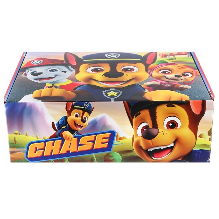 Подарочная коробка, складная, 28х21х9 см, Щенячий патруль Подарочная коробка, складная, 28х21х9 см, Щенячий патруль