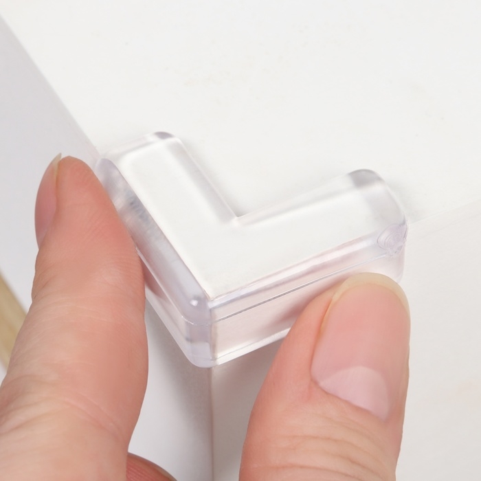 Защитные накладки на углы, набор 6 шт., силикон, Крошка Я Защитные накладки на углы, набор 6 шт., силикон, Крошка Я