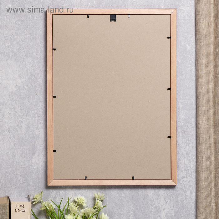 Фоторамка сосна с20 красный 30х42 см (пластиковый экран) Фоторамка сосна с20 красный 30х42 см (пластиковый экран)