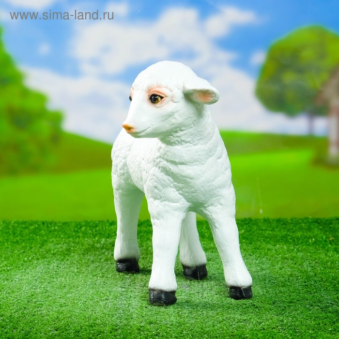 Садовая фигура  Садовая фигура "Барашек маленький" 31х16х27см