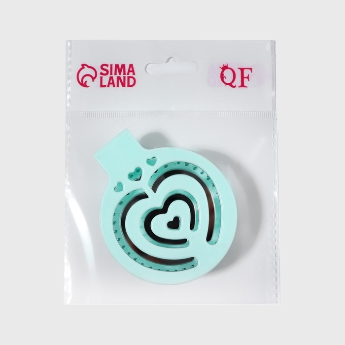 Расчёска массажная, складная, с зеркалом, d = 6,6 см, цвет зелёный Расчёска массажная, складная, с зеркалом, d = 6,6 см, цвет зелёный