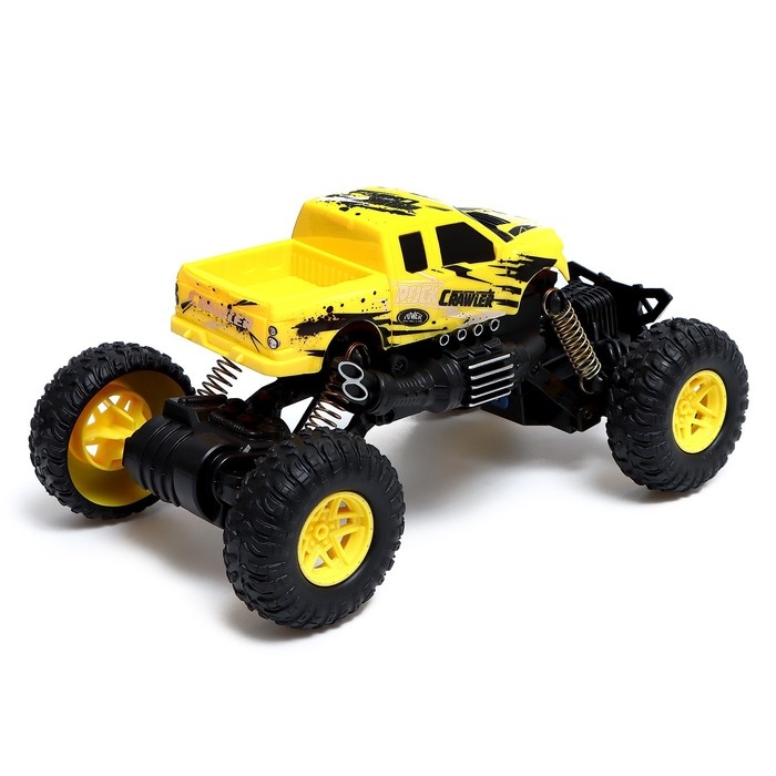 Джип радиоуправляемый «Пикап», 1:18, работает от батареек, цвет жёлтый Джип радиоуправляемый «Пикап», 1:18, работает от батареек, цвет жёлтый