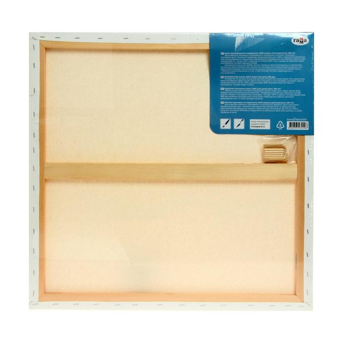 Холст на подрамнике, хлопок 100%, 60 х 60 х 1,8 см, акриловый грунт, мелкозернистый, 280 г/м2, Холст на подрамнике, хлопок 100%, 60 х 60 х 1,8 см, акриловый грунт, мелкозернистый, 280 г/м2, "Студия"