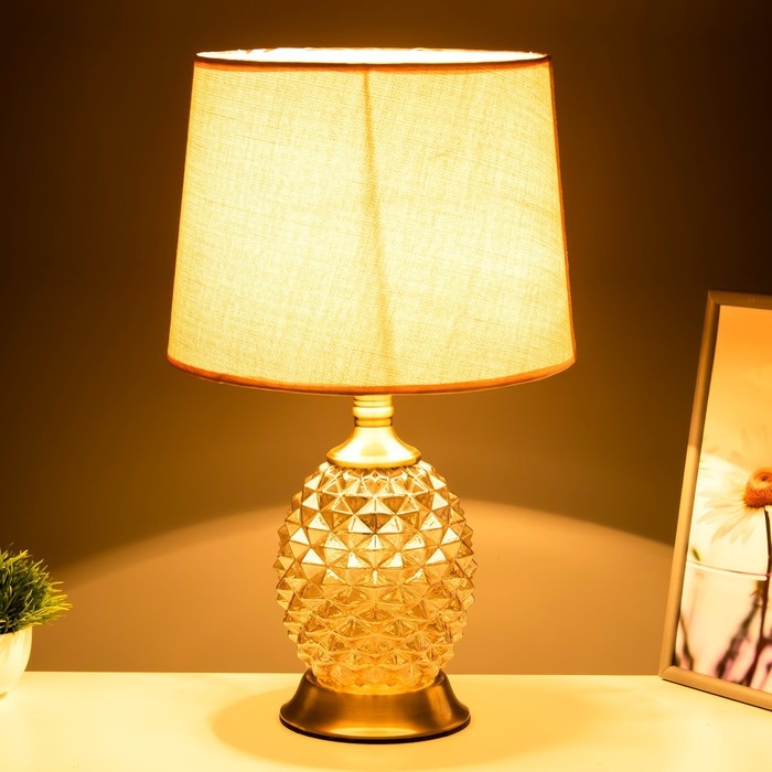 Лампа настольная 16714/1 E27 40Вт бронза 30х30х50 см