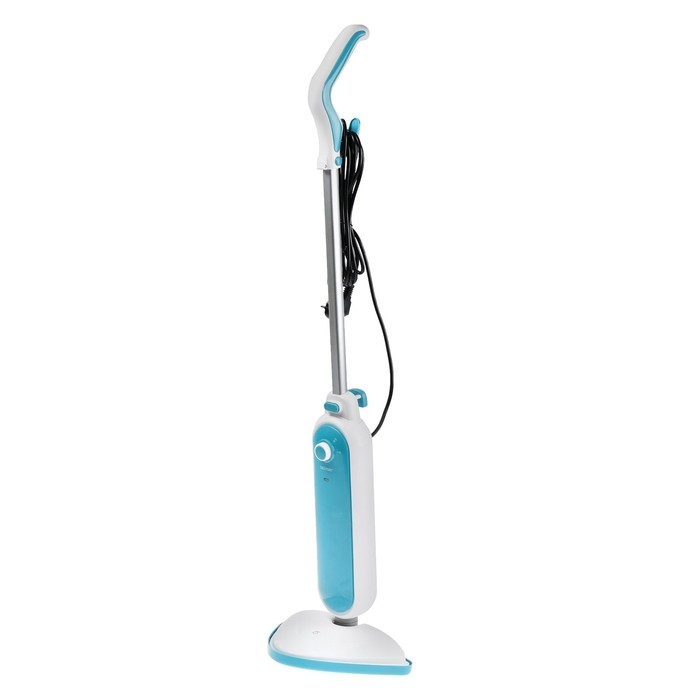 Паровая швабра Zelmer ZST1300, 1300 Вт, 400 мл, шнур 5 м, бело-голубая Паровая швабра Zelmer ZST1300, 1300 Вт, 400 мл, шнур 5 м, бело-голубая