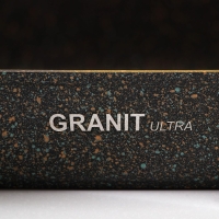 Противень Granit Ultra, 36,5×26×5,5 см, антипригарное покрытие, цвет чёрный