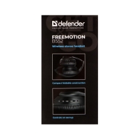 Наушники Defender FreeMotion B552,полноразмерные,микрофон,управление,microSD,200 мАч,черные