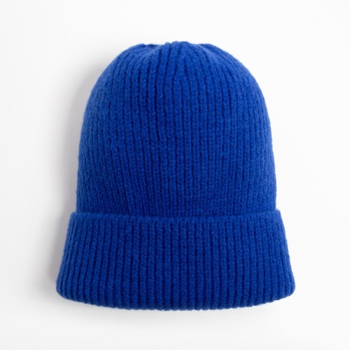 Шапка детская MINAKU, р-р 52-54 цв. синий Шапка детская MINAKU, р-р 52-54 цв. синий