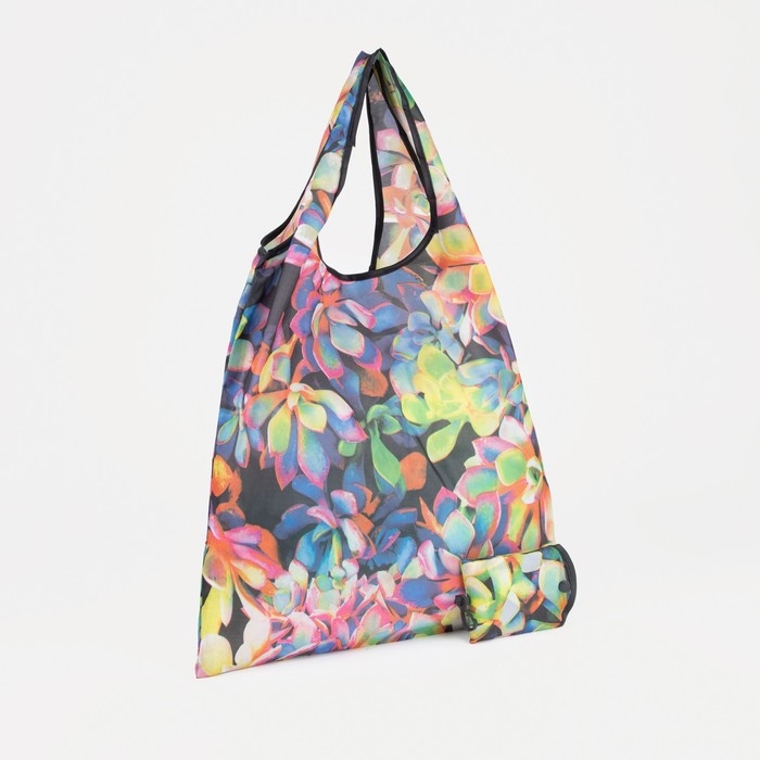 Сумка хозяйственная без застёжки, складная, цвет разноцветный Сумка хозяйственная без застёжки, складная, цвет разноцветный