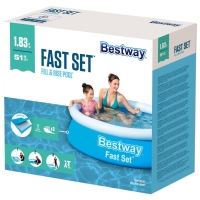 Бассейн надувной Fast Set, 183 x 51 см, 57392 Bestway