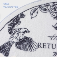 Коврик для дома SAVANNA Return to nature, 50×80 см, цвет белый