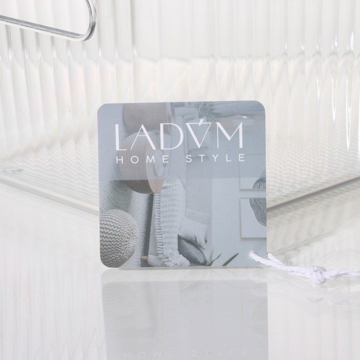 Контейнер для хранения с ручкой LaDо́m «Кристалл», 34×18,3×12 см, прозрачный Контейнер для хранения с ручкой LaDо́m «Кристалл», 34×18,3×12 см, прозрачный