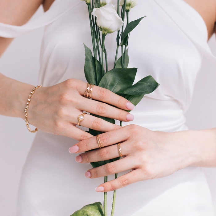 Браслет со стразами «Лёд» ручей, цвет белый золоте, 18 см Браслет со стразами «Лёд» ручей, цвет белый золоте, 18 см