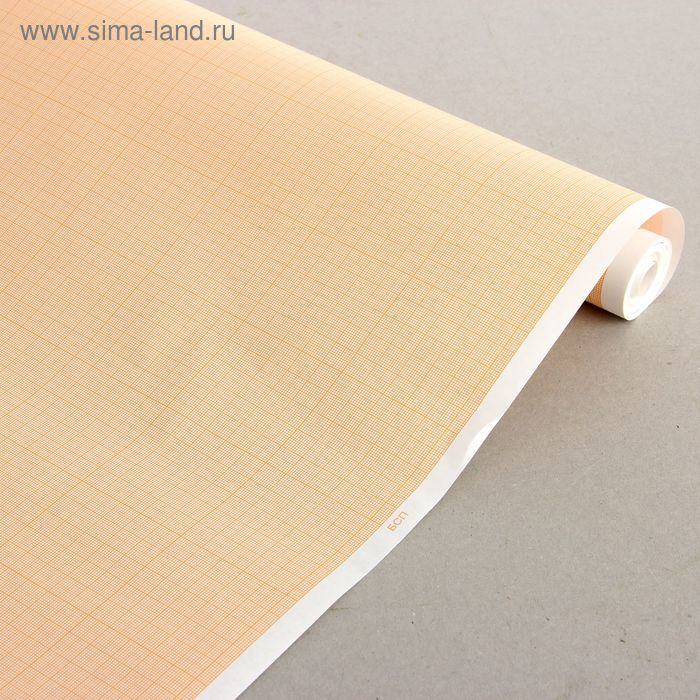 Бумага масштабно-координатная, ширина 878 мм, в рулоне 10 метров, 40 г/м², оранжевая