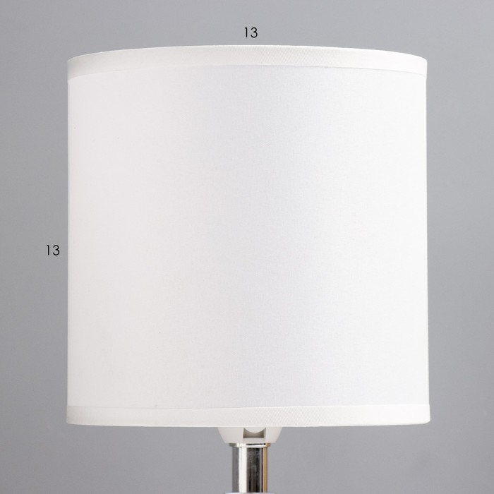 Настольная лампа Настольная лампа "Натюр" E14 40Вт белый 12,5х12,5х28 см RISALUX